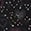 Velour Star Motif Nightgown, Black