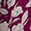 Robe longue à volants et motif floral, Prune