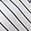 V-Neck Stripe Print Top, White Pattern
