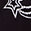 Contrast Stitch Star Detail Nightgown, Black