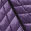Packable Quilted Vegan Down Coat, Purple