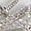 Collier à pendentif pyramide et cristaux, Argent