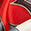 Foulard léger à motif abstrait, Motif rouge