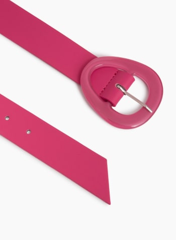 Triangle Buckle Belt, Pink