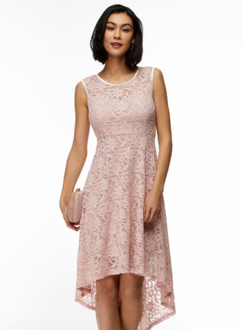 High-Low Lace Dress, Mademoiselle