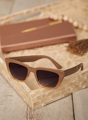 Retro-Style Sunglasses, Brown