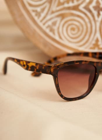 Tortoise Shell Sunglasses, Brown