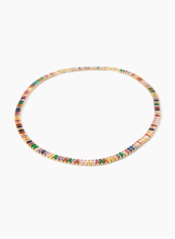 Multicolour Crystal Necklace, Multicolour