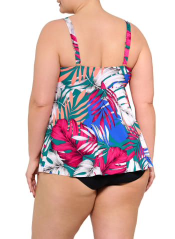 Christina - Tropical One-Piece Swimsuit, Pink