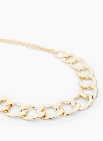 Large Link Necklace, Gold