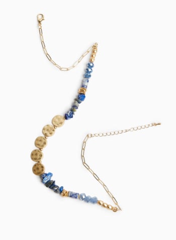 Bead & Semi-Precious Stone Necklace, Marine