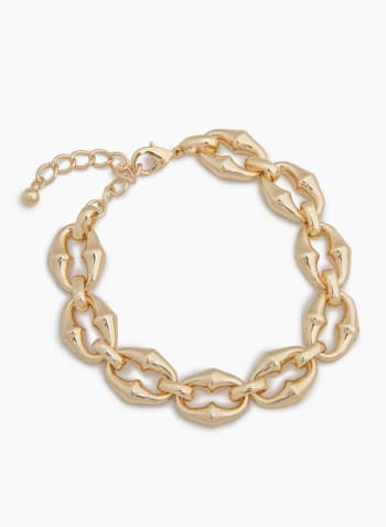 Oval Chain Link Bracelet, Gold