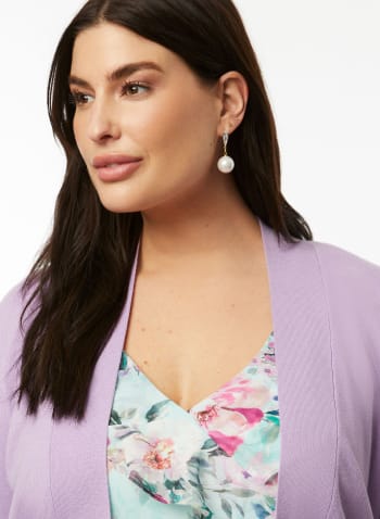 Essential Open Front Bolero, New Sweet Orchid