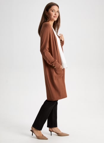 Open Front Cardigan, Toffee