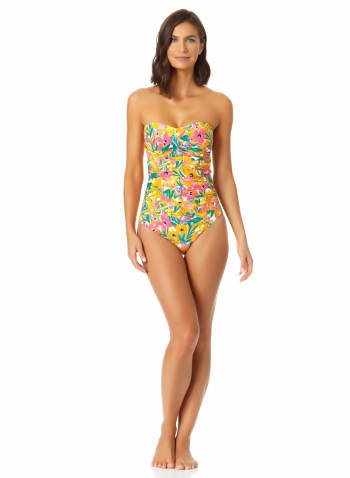 Anne Cole - Floral One-Piece Swimsuit, Multicolour