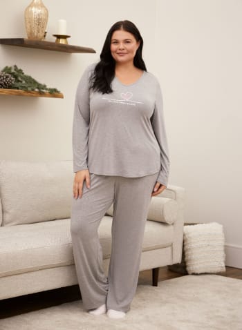 Pyjama Pants With Pockets, Grey
