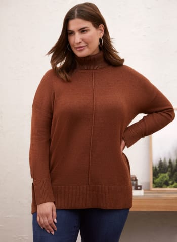 Turtleneck Sweater, Bronze