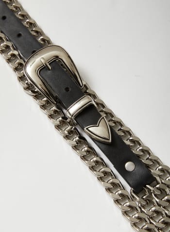 Chain Link Belt, Black