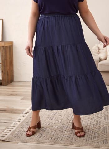Linen Skirt, Long Maxi Linen Skirt for Women, A Line Skirt, Womens Blue  Maxi Skirt With Pockets,minimalist Skirt, Custom Made Skirt 2716 -   Canada