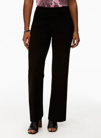 Modern Fit Pull-On Pants, Black