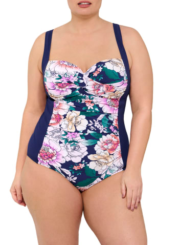 Christina - Floral Print One-Piece Swimsuit, Multi