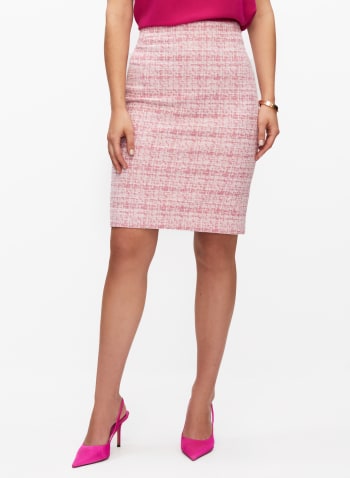 Bouclé Pencil Skirt, Assorted