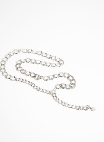 Chain Link Belt, Silver