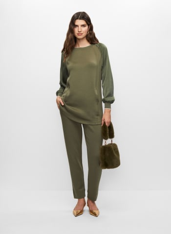 Front Pocket Tunic, Moss Green