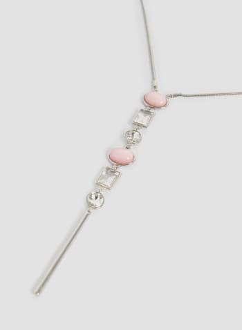 Faceted Stone Necklace, Mademoiselle