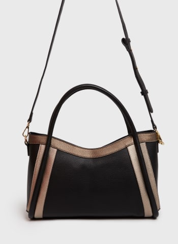 Tri-Tone Bag, Black Pattern