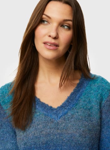 Cashmere Blend Gradient Sweater, Multicolour