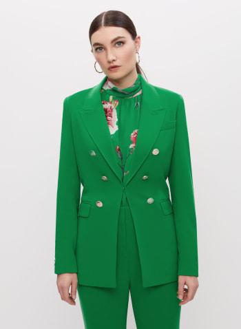 Button Detail Jacket, Green