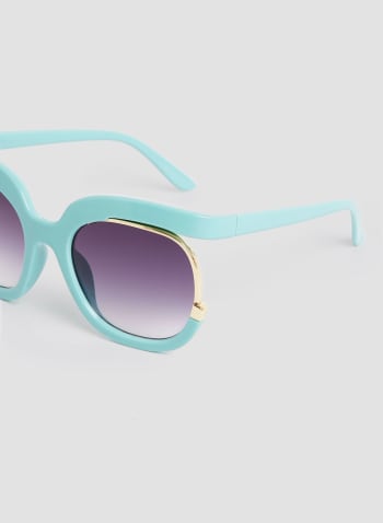 Floating Lens Sunglasses, Blue