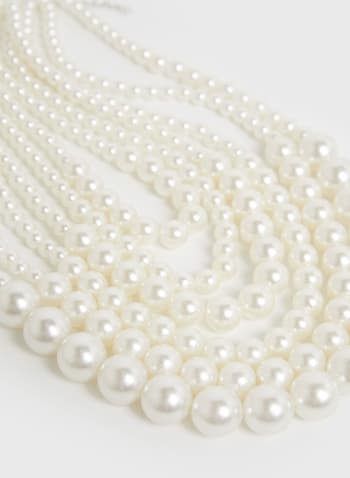 Multi-Strand Pearl Necklace, Pearl