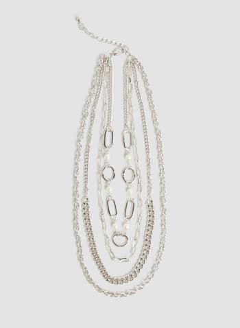 Multiple Row Necklace, Pearl