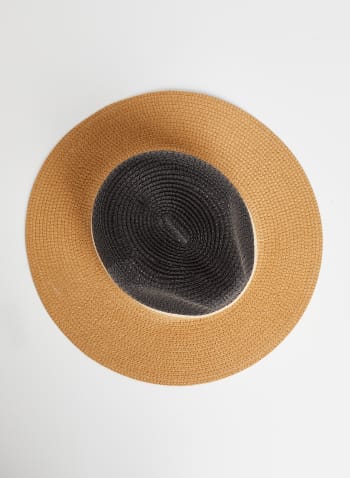 Chapeau Panama à bandes contrastantes, Chameau