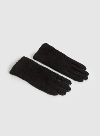 Fleece Top Gloves, Black