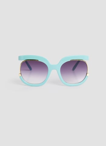 Floating Lens Sunglasses, Blue