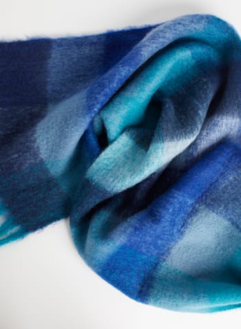 Foulard à carreaux, Bleu