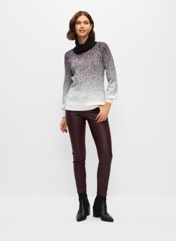 Cowl Neck Sweater, Black