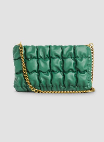 Quilted Clutch, Green