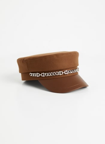 Chain Trim Detail Hat, Coconut