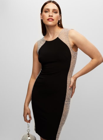 BA Nites - Glitter Detail Dress, Black