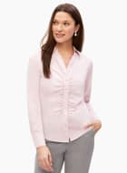 Button Front Shirt, Rose Bud