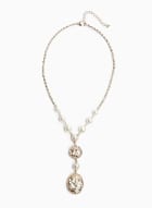 Pearl Insert Pendant Necklace, Pearl