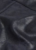 Snake Skin Pattern Pants, Dark Navy