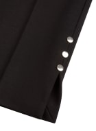 Stud Detail Pull-On Pants, Black