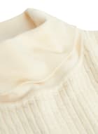 Sleeveless Turtleneck Sweater, Off White