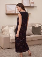 Paris Print Nightgown, Black Pattern