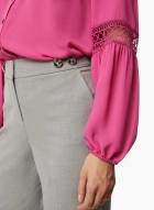 Embroidered Detail Shirt, Strawberry Pink